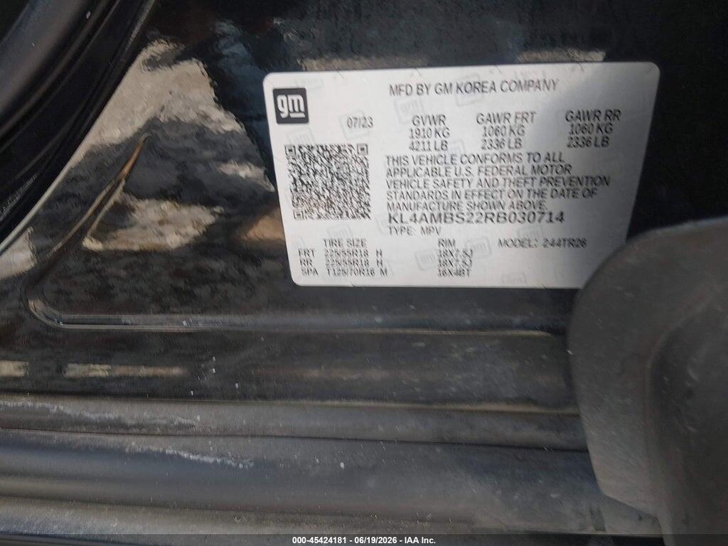 KL4AMBS22RB030714 2024 BUICK ENCORE GX photo no. 9