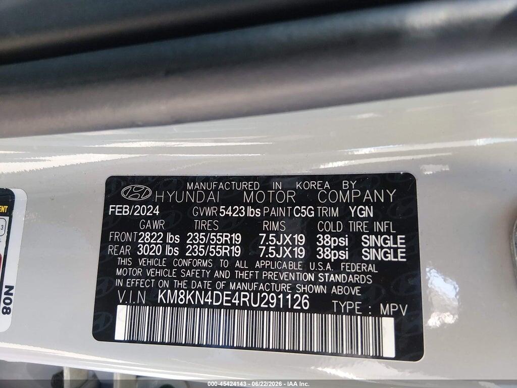KM8KN4DE4RU291126 2024 HYUNDAI IONIQ 5 photo no. 9