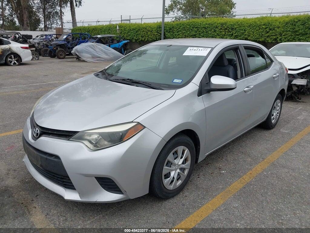 5YFBURHE0FP223073 2015 TOYOTA COROLLA photo no. 2