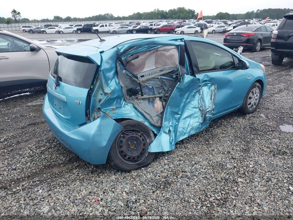 JTDKDTB35D1044629 2013 TOYOTA PRIUS C photo no. 4