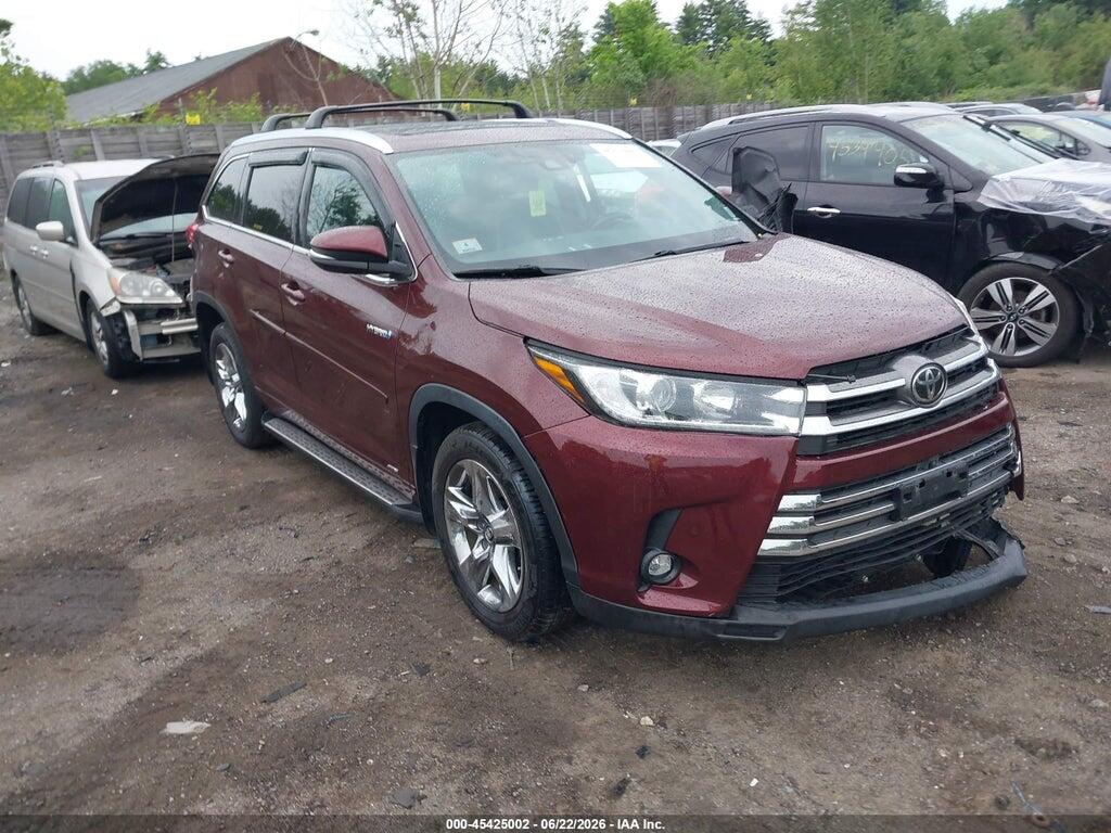5TDDGRFH2KS073207 2019 TOYOTA HIGHLANDER HYBRID photo no. 1