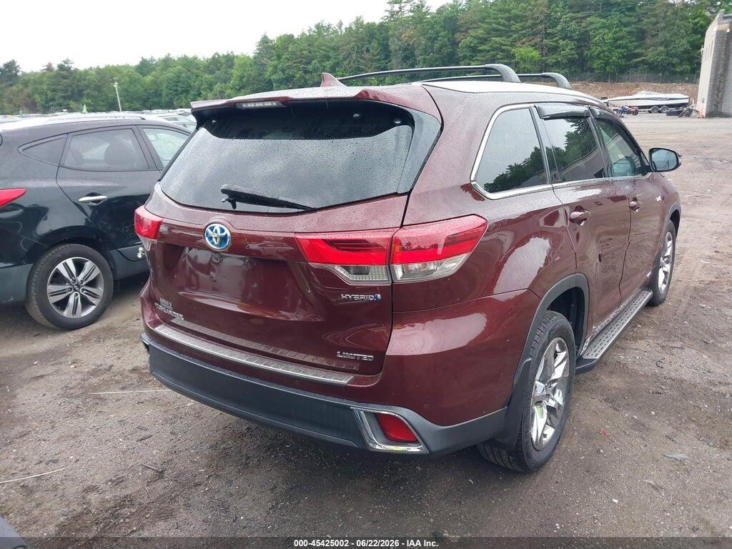 5TDDGRFH2KS073207 2019 TOYOTA HIGHLANDER HYBRID photo no. 4