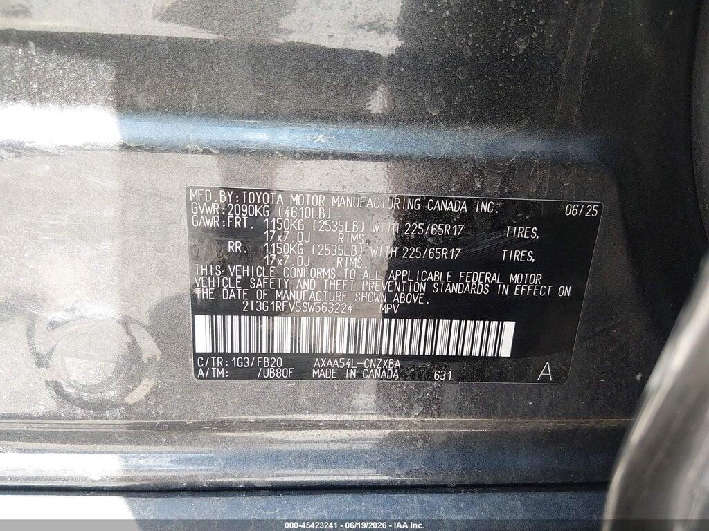 2T3G1RFV5SW563224 2025 TOYOTA RAV4 photo no. 9