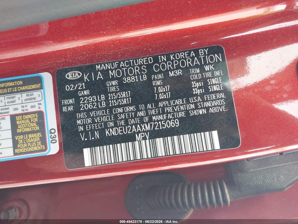 KNDEU2AAXM7215069 2021 KIA SELTOS photo no. 9