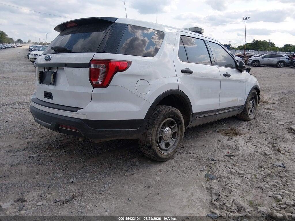 1FM5K8AR4JGA44129 2018 FORD POLICE INTERCEPTOR UTILITY photo no. 4