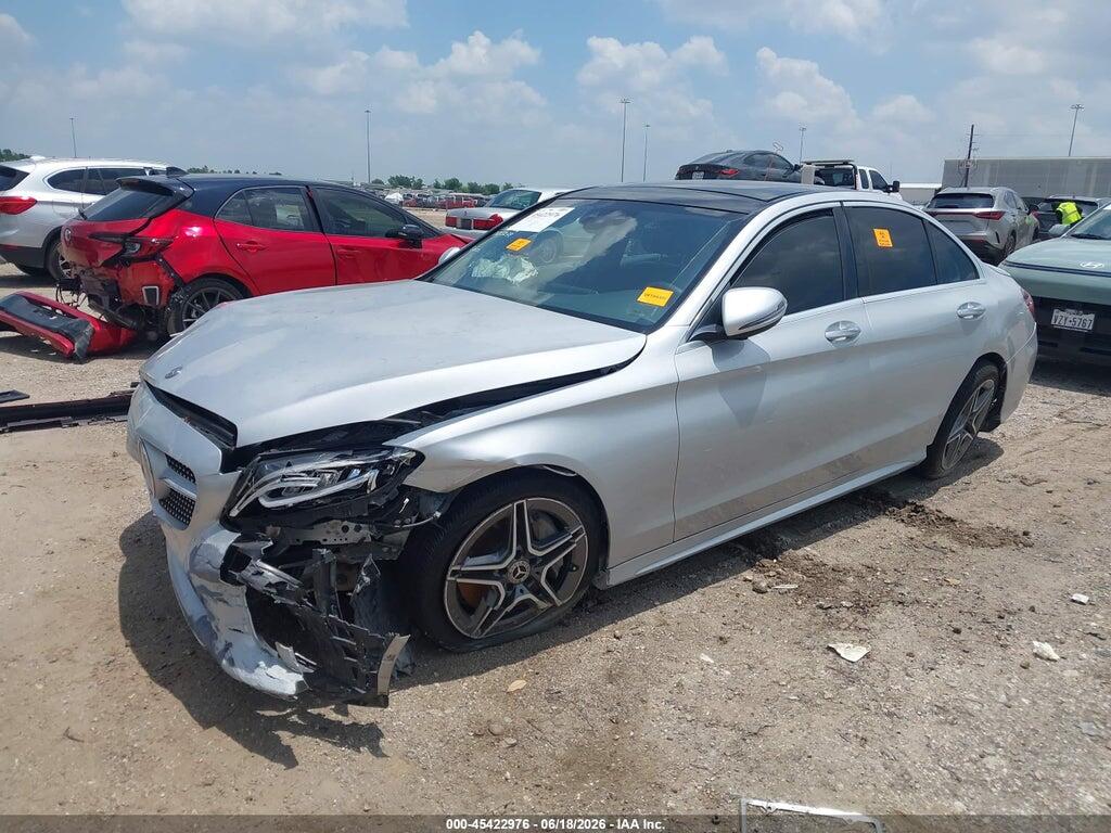 WDDWF8EB5LR544162 2020 MERCEDES-BENZ C 300 photo no. 2