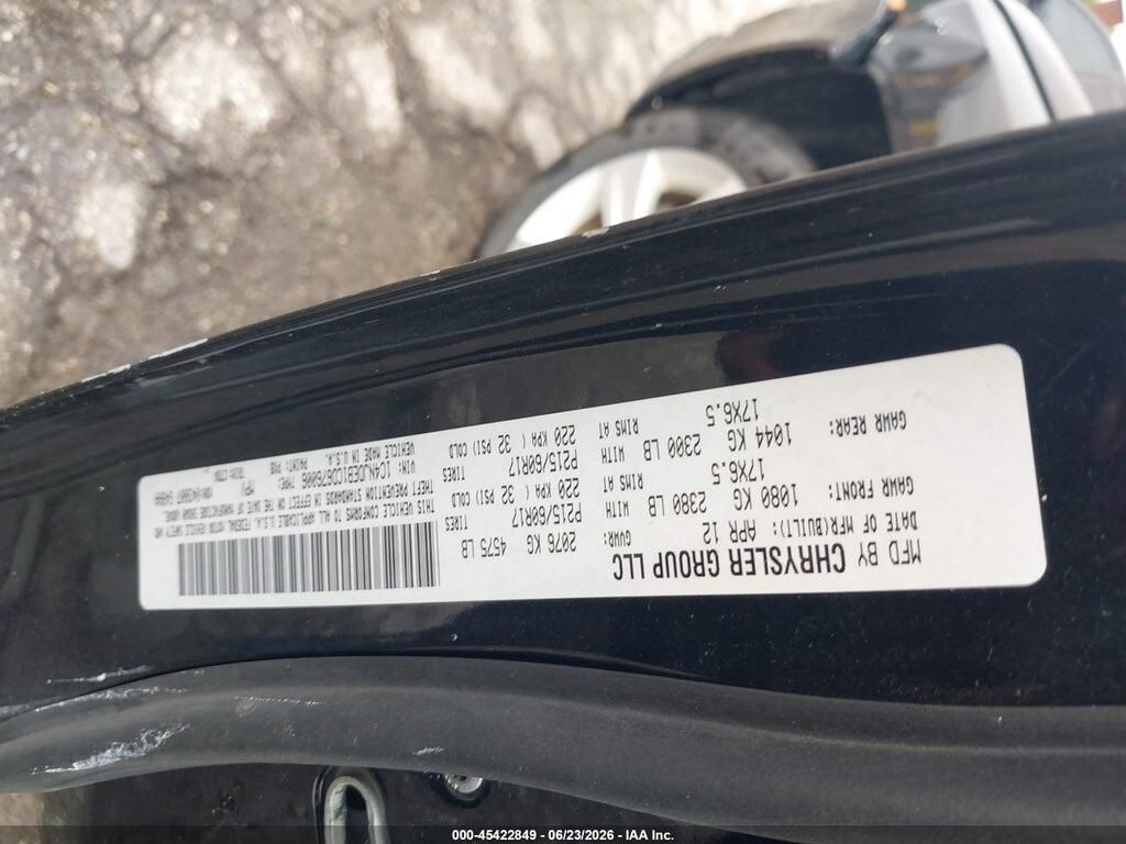1C4NJDEB1CD676006 2012 JEEP COMPASS photo no. 9