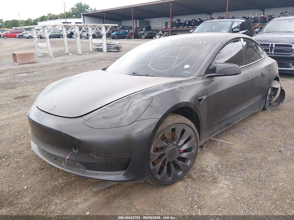 5YJ3E1EC3PF493336 2023 TESLA MODEL 3 photo no. 2