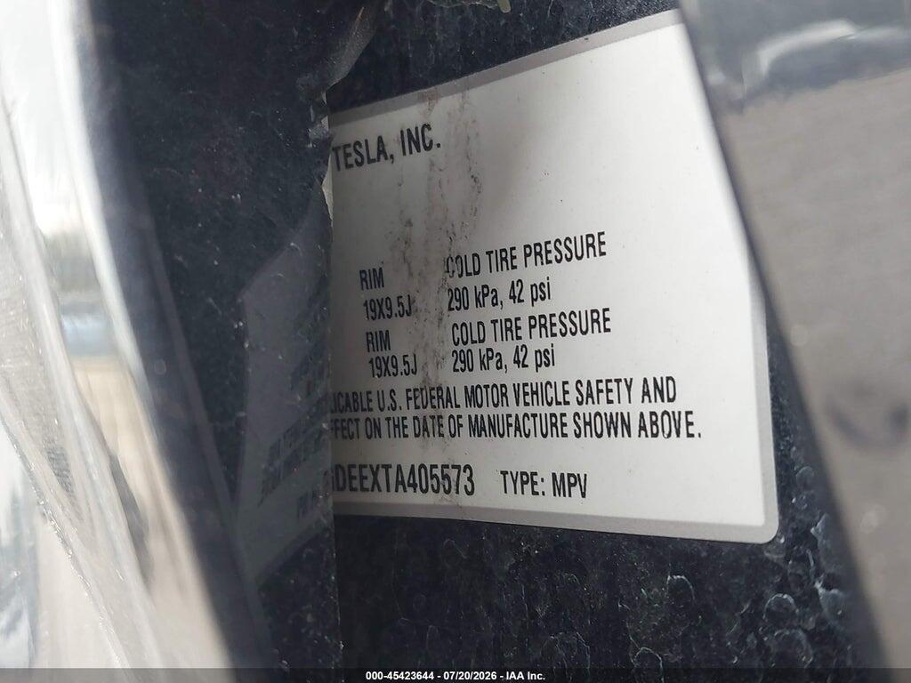 7SAYGDEEXTA405573 2026 TESLA MODEL Y photo no. 9
