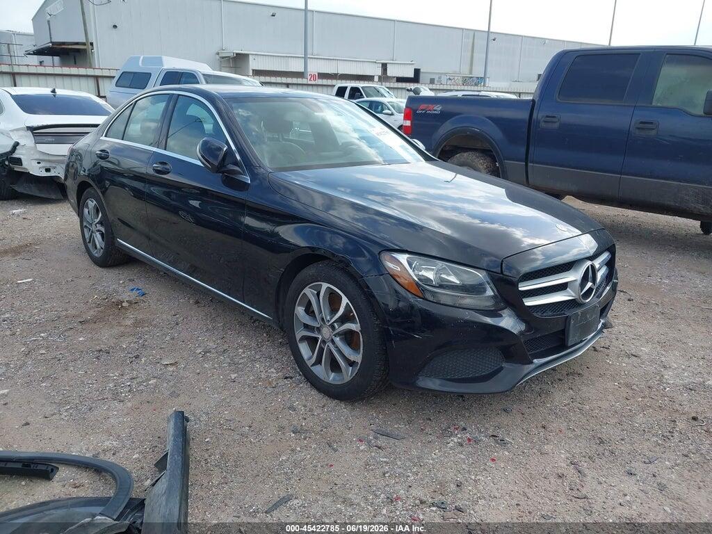 55SWF4JBXFU074504 2015 MERCEDES-BENZ C 300 photo no. 1