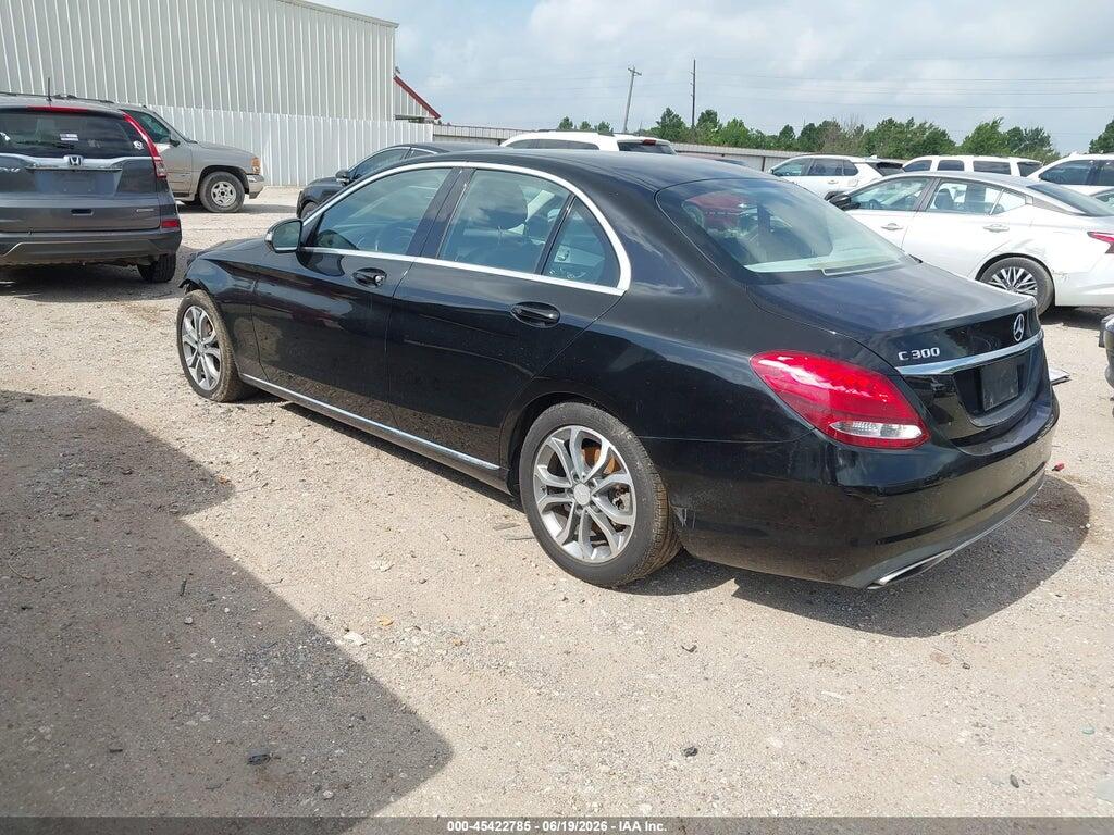 55SWF4JBXFU074504 2015 MERCEDES-BENZ C 300 photo no. 3
