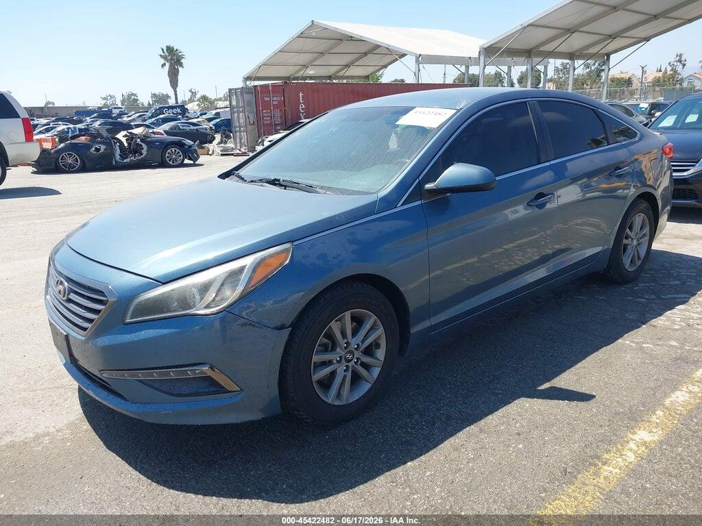 5NPE24AF4FH119577 2015 HYUNDAI SONATA photo no. 2