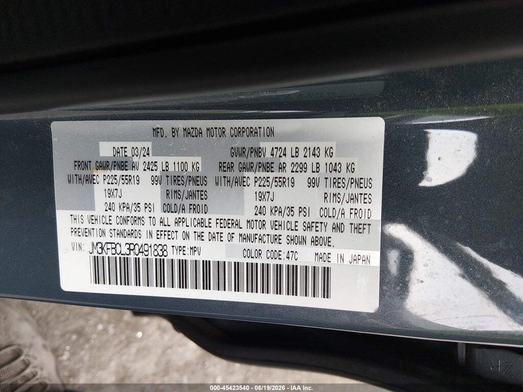 JM3KFBCL3R0491838 2024 MAZDA CX-5 photo no. 9