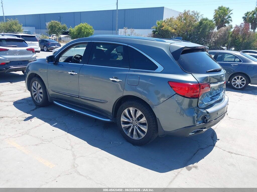 5FRYD4H47EB015480 2014 ACURA MDX photo no. 3