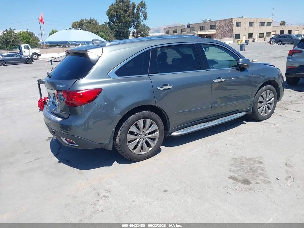 5FRYD4H47EB015480 2014 ACURA MDX photo no. 4