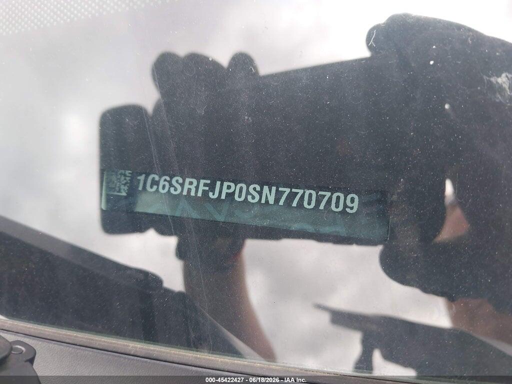 1C6SRFJP0SN770709 2025 RAM 1500 photo no. 9