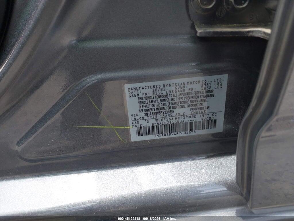 3N1AB8BV6RY231898 2024 NISSAN SENTRA photo no. 9