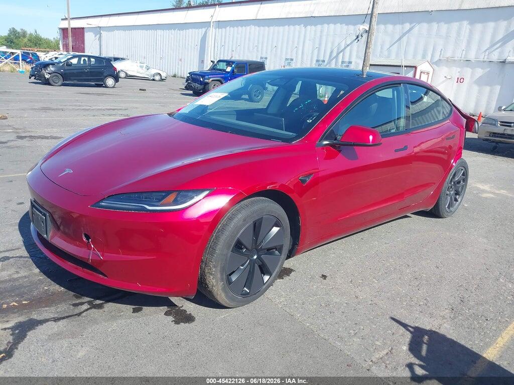 5YJ3E1EA7RF726300 2024 TESLA MODEL 3 photo no. 2