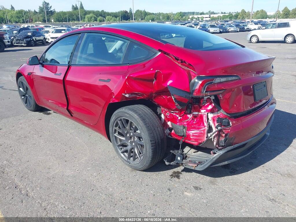 5YJ3E1EA7RF726300 2024 TESLA MODEL 3 photo no. 3