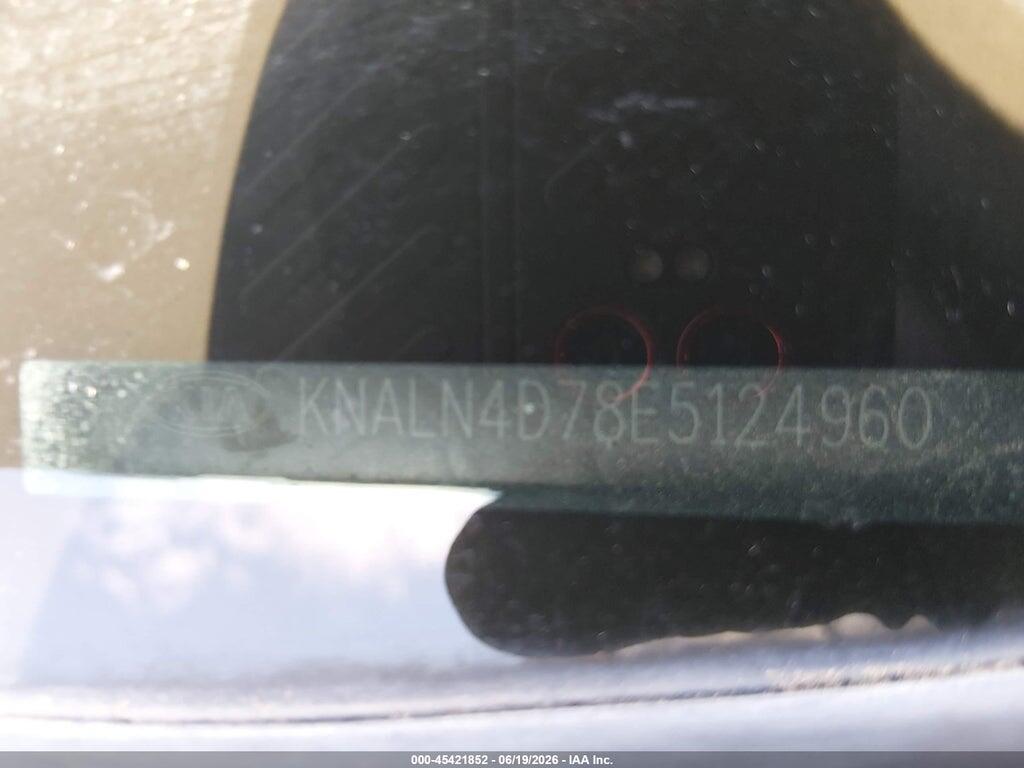 KNALN4D78E5124960 2014 KIA CADENZA photo no. 9