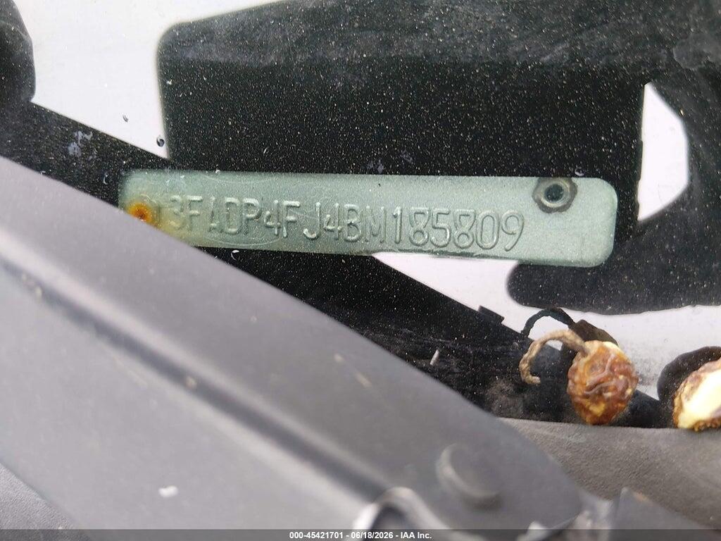 3FADP4FJ4BM185809 2011 FORD FIESTA photo no. 11