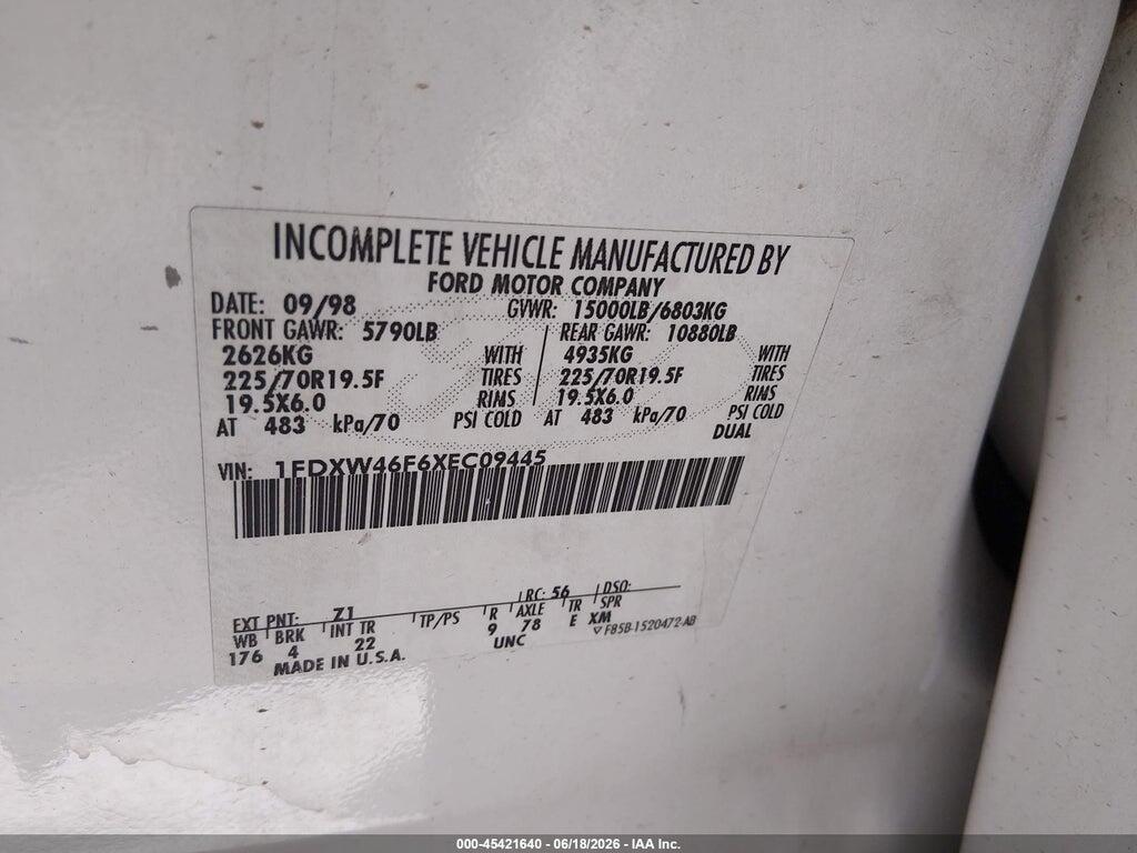 1FDXW46F6XEC09445 1999 FORD F-450 photo no. 8