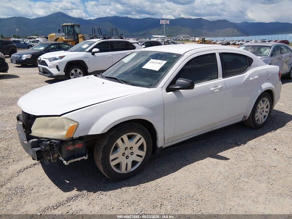 1C3CDZAB8DN530929 2013 DODGE AVENGER photo no. 2