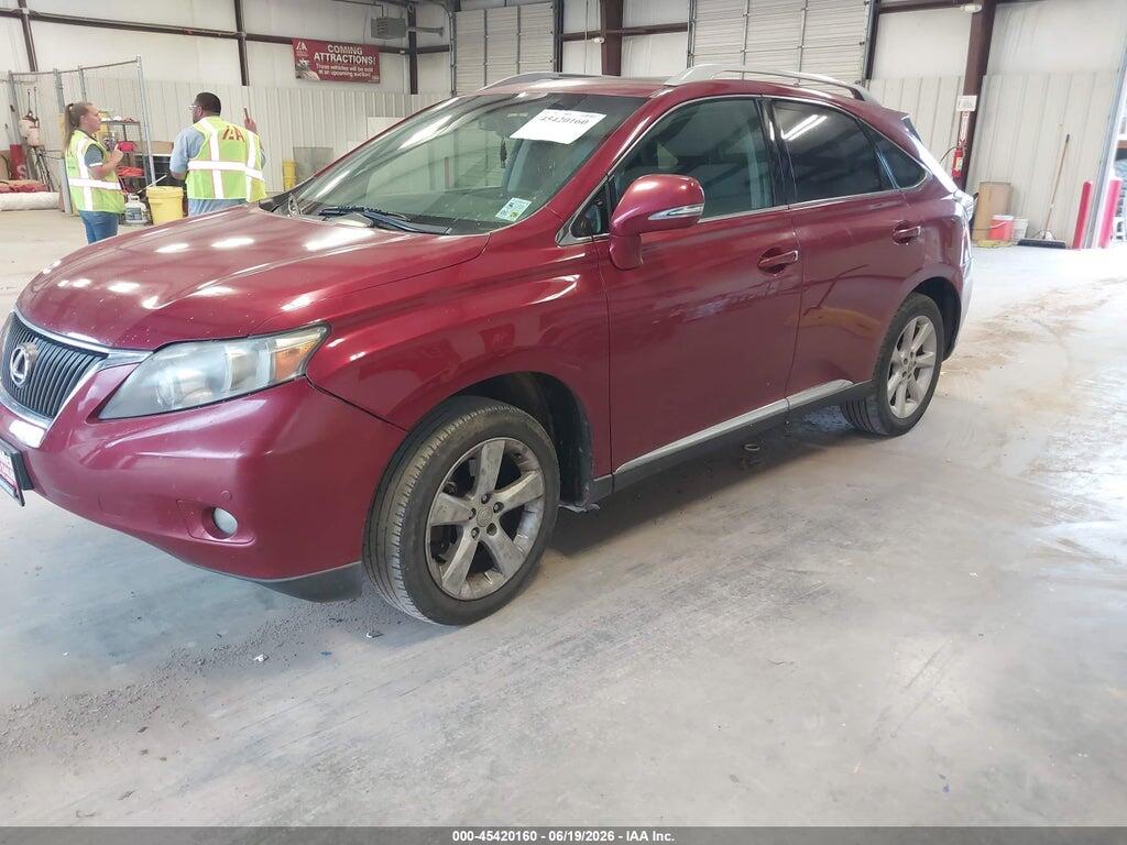 2T2ZK1BA4BC049347 2011 LEXUS RX 350 photo no. 2