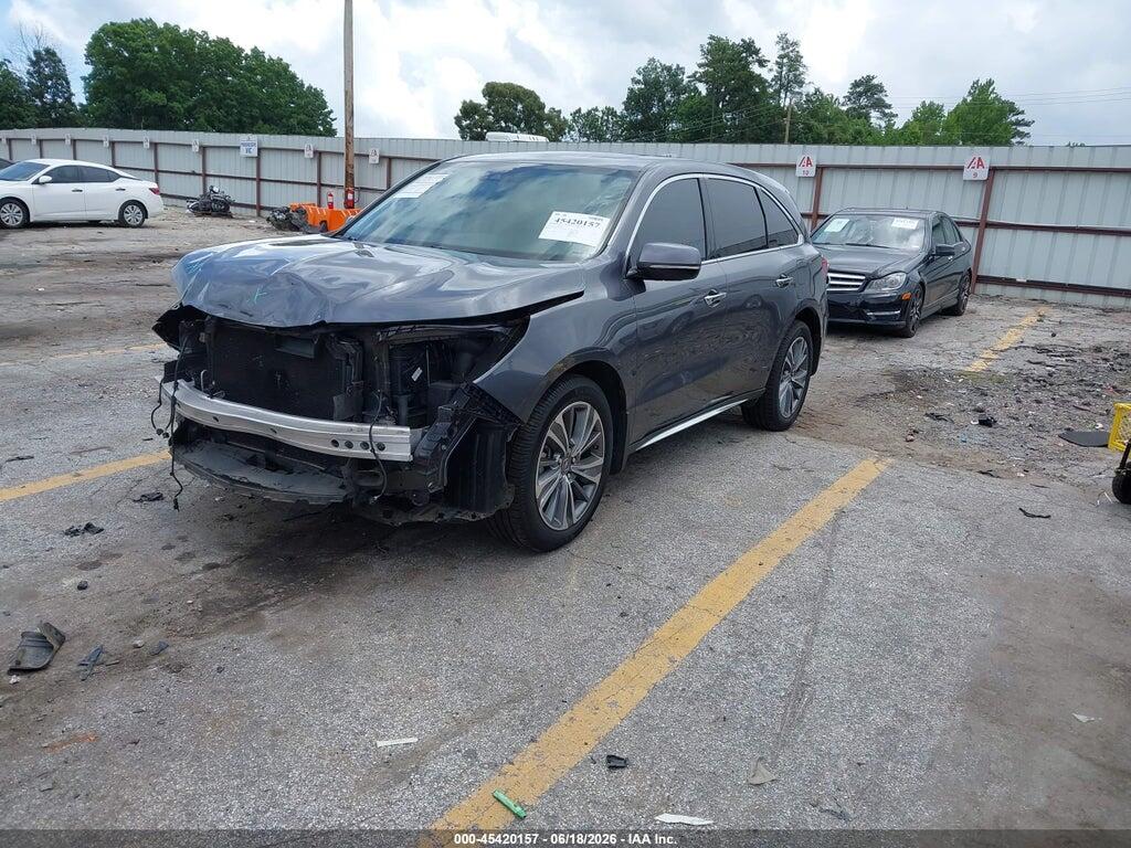5FRYD4H57HB008445 2017 ACURA MDX photo no. 2