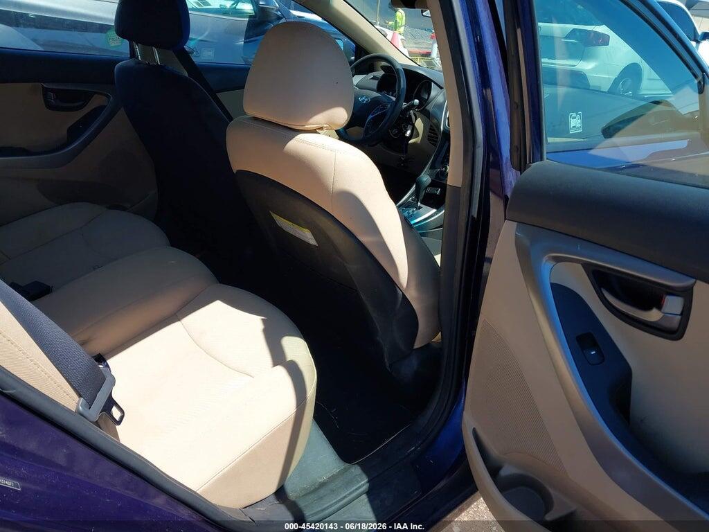 5NPDH4AE0DH374077 2013 HYUNDAI ELANTRA photo no. 8