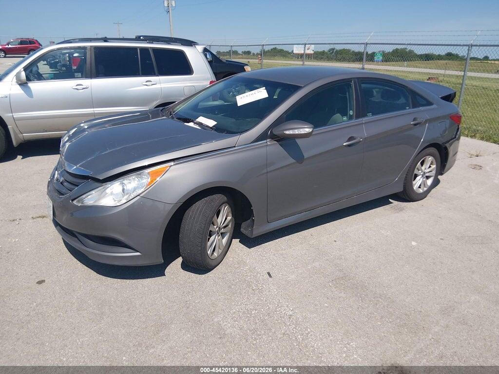 5NPEB4AC6EH881331 2014 HYUNDAI SONATA photo no. 2