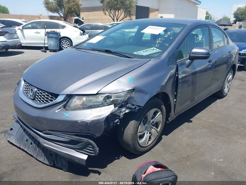 19XFB2F53EE057004 2014 HONDA CIVIC photo no. 2