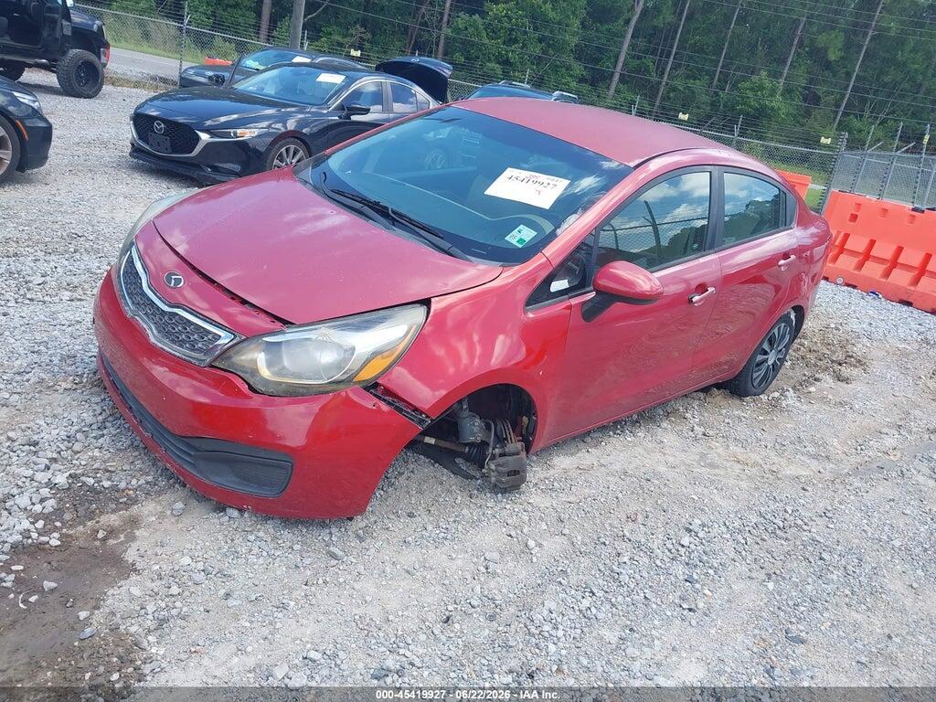 KNADN4A37D6303828 2013 KIA RIO photo no. 2