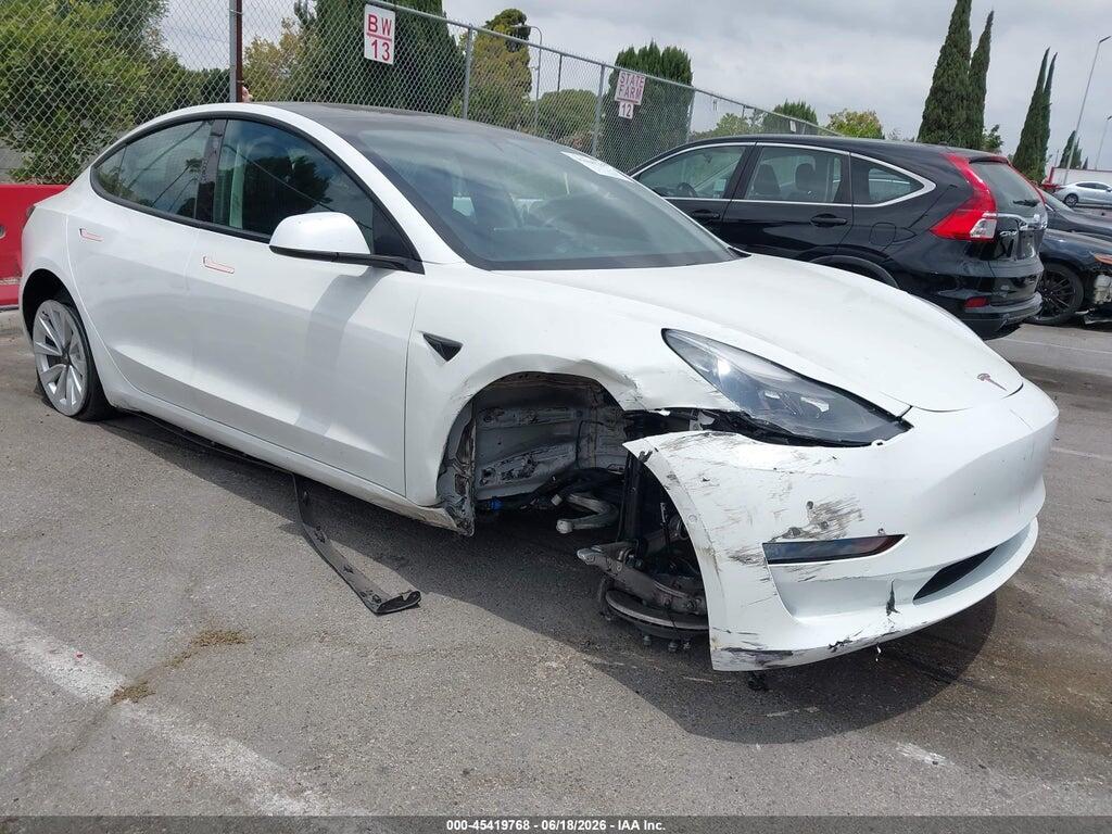 5YJ3E1EAXMF908257 2021 TESLA MODEL 3 photo no. 1