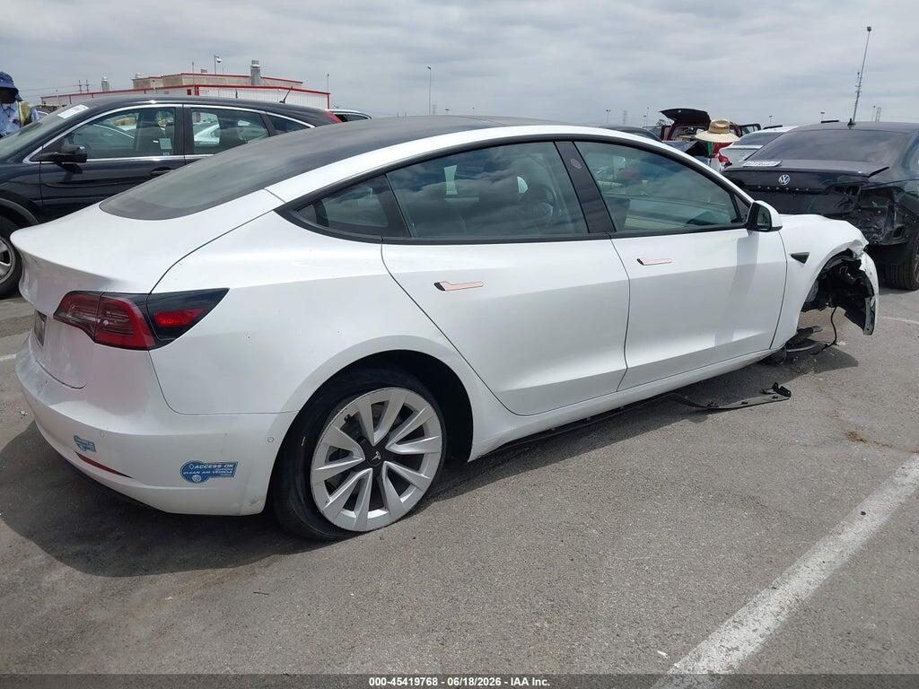 5YJ3E1EAXMF908257 2021 TESLA MODEL 3 photo no. 4