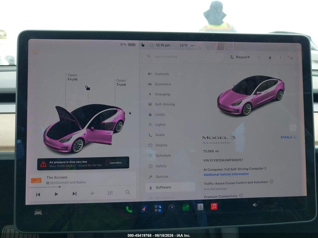 5YJ3E1EAXMF908257 2021 TESLA MODEL 3 photo no. 7