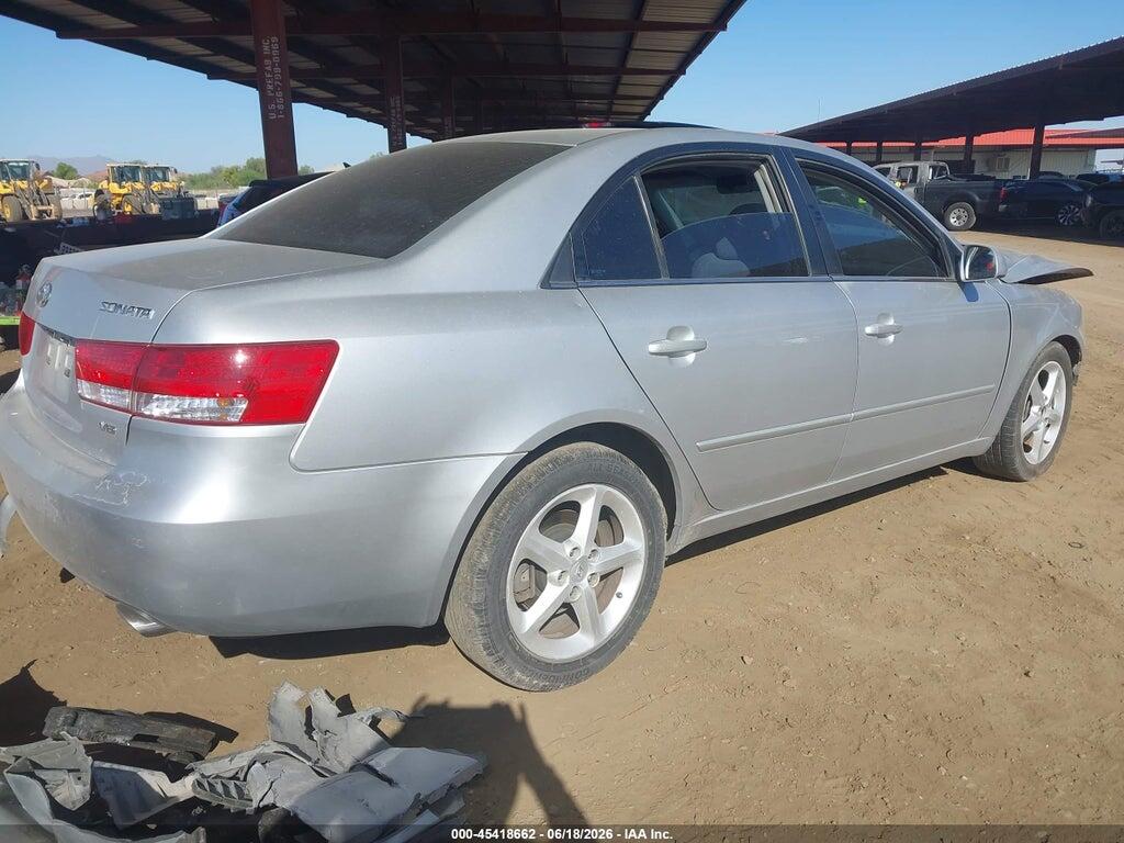 5NPEU46F57H217621 2007 HYUNDAI SONATA photo no. 4