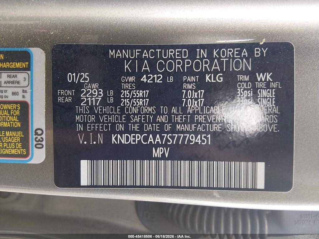 KNDEPCAA7S7779451 2025 KIA SELTOS photo no. 9