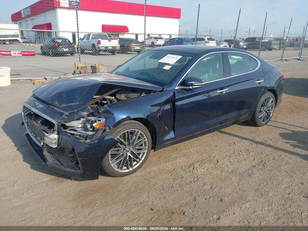 KMTG34LA3KU021018 2019 GENESIS G70 photo no. 2