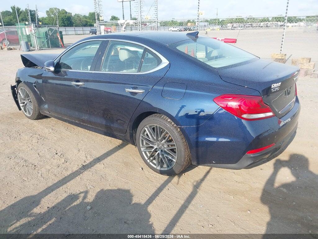 KMTG34LA3KU021018 2019 GENESIS G70 photo no. 3