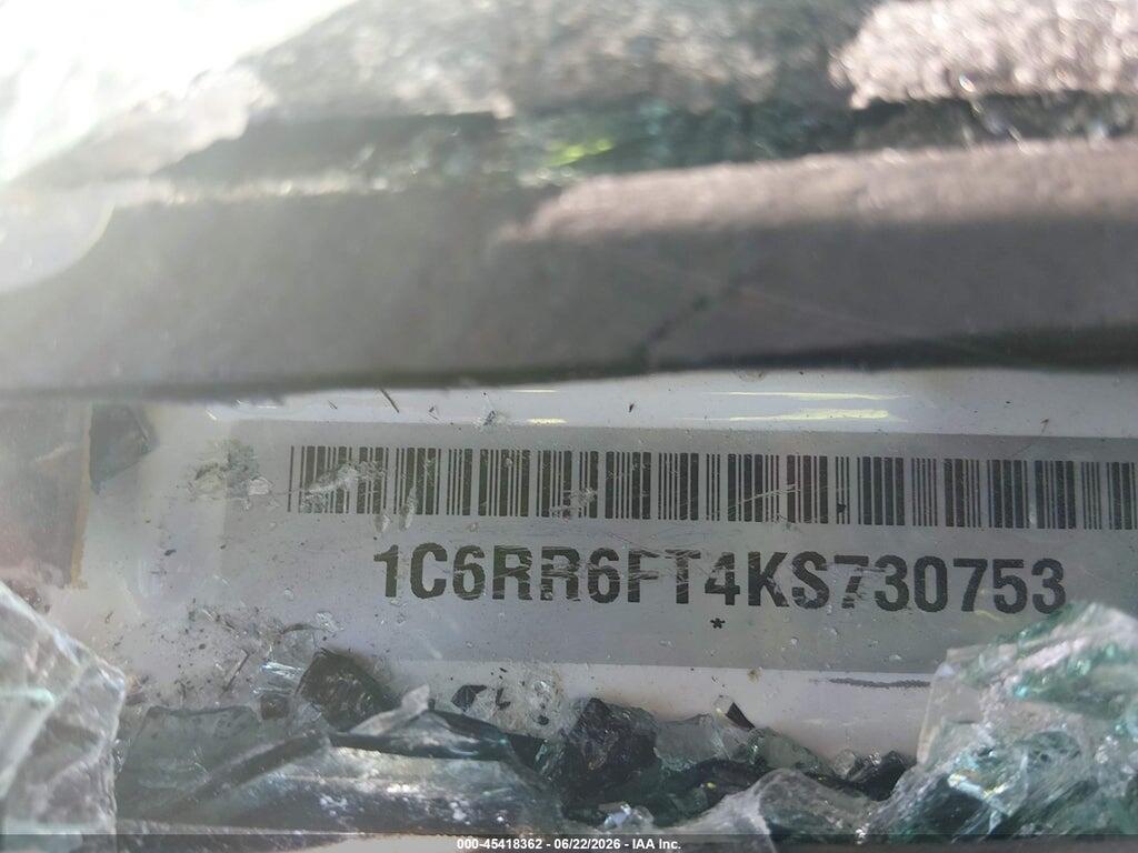 1C6RR6FT4KS730753 2019 RAM 1500 CLASSIC photo no. 9