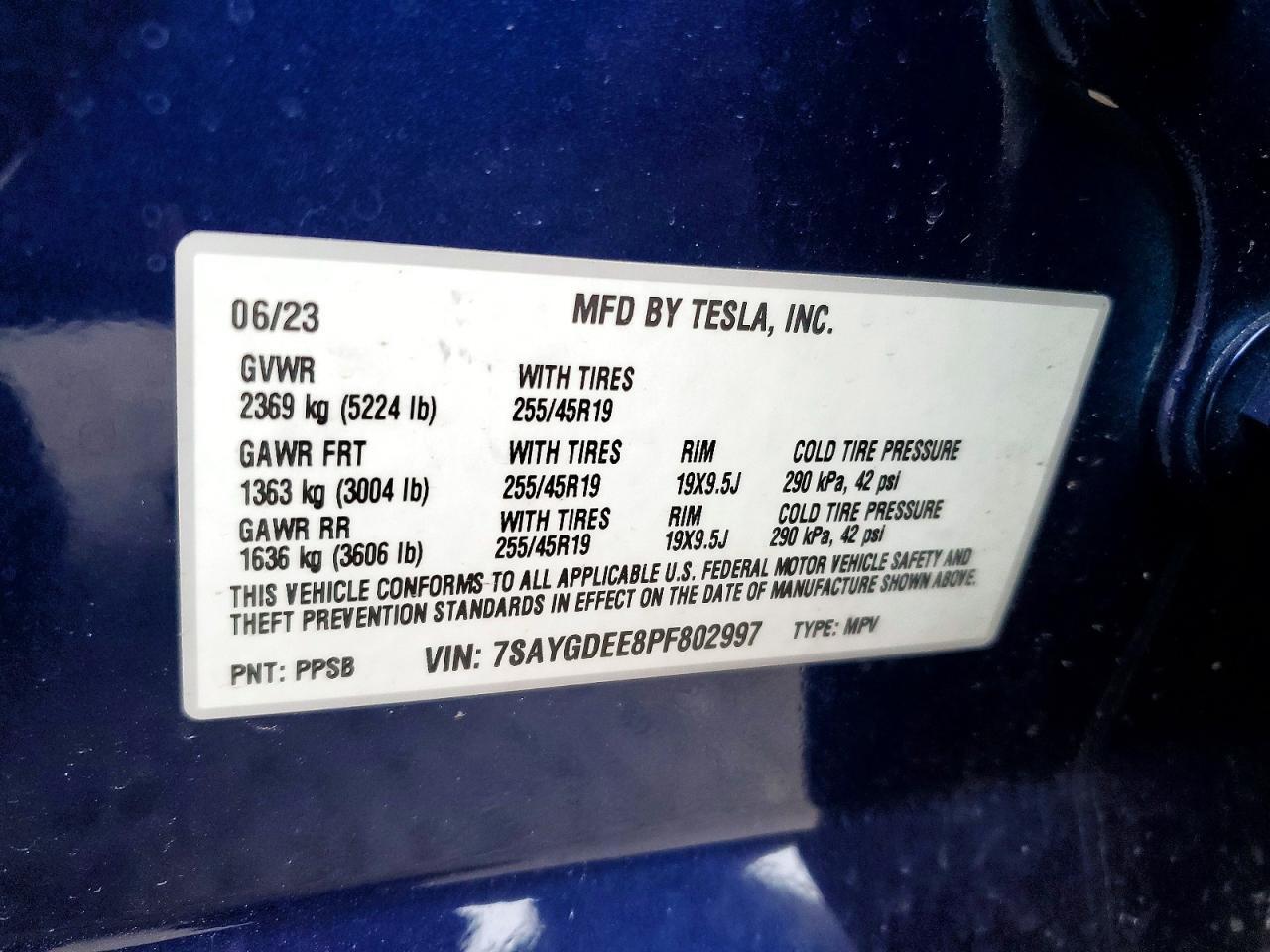 2023 TESLA MODEL Y — Фото 12 из 12