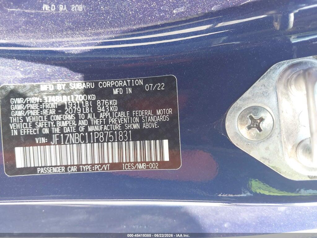JF1ZNBC11P8751831 2023 TOYOTA GR86 photo no. 9