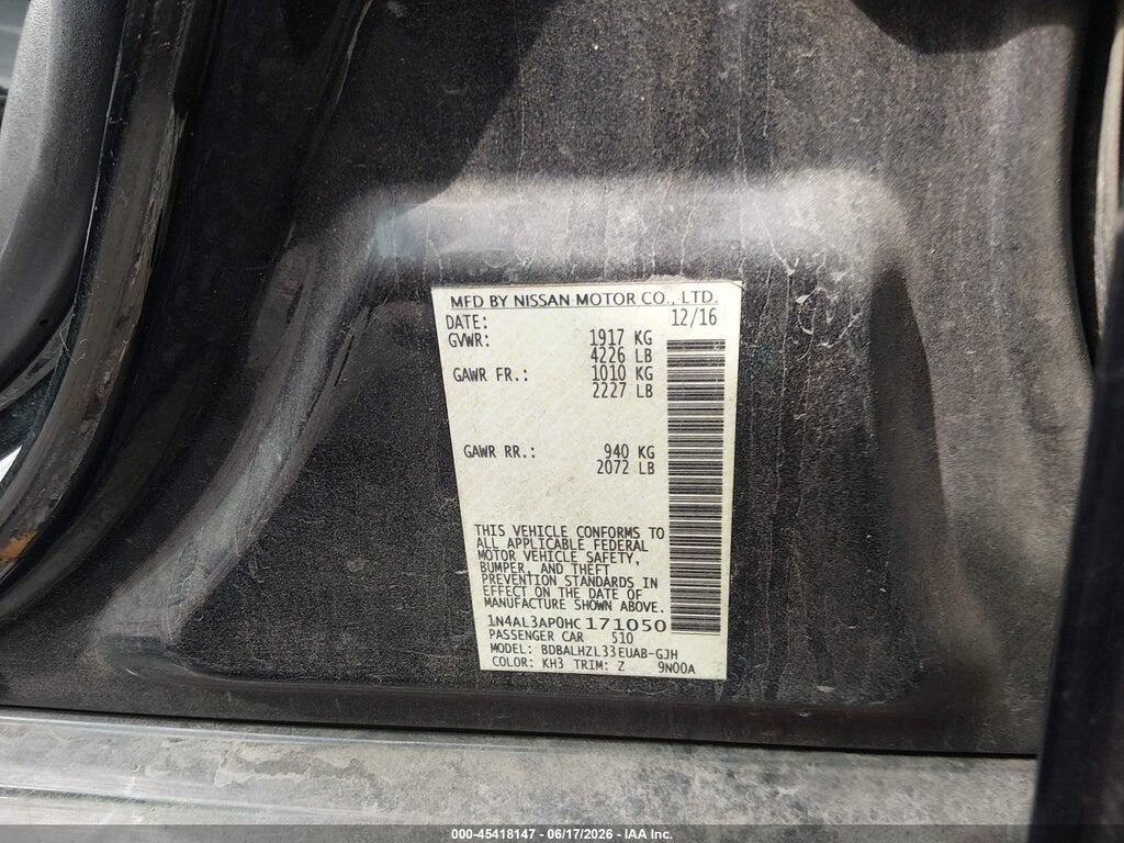 1N4AL3AP0HC171050 2017 NISSAN ALTIMA photo no. 9