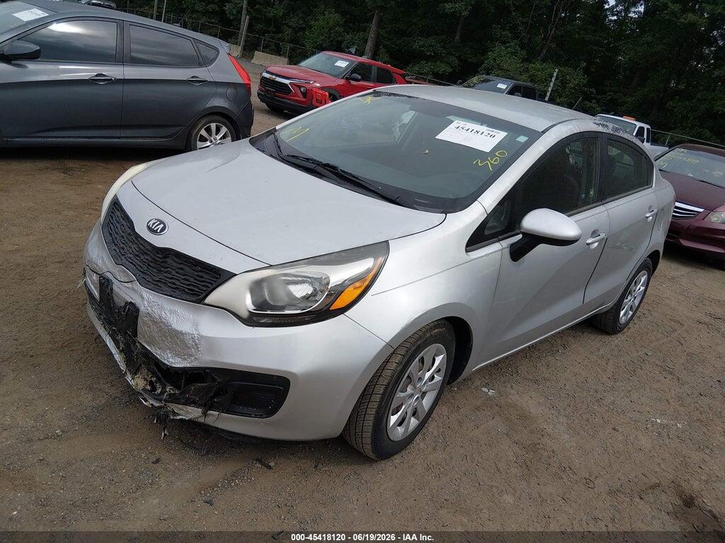 KNADM4A31E6419059 2014 KIA RIO photo no. 2