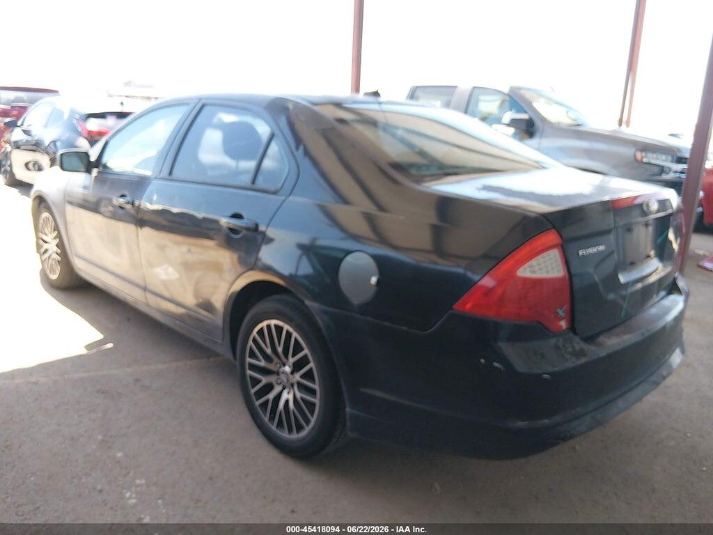 3FAHP0GA8AR375851 2010 FORD FUSION photo no. 3