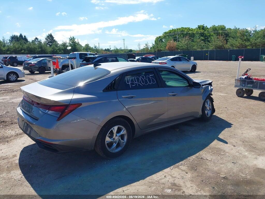 KMHLL4AG6NU368220 2022 HYUNDAI ELANTRA photo no. 4