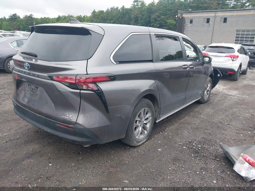 5TDKRKECXMS056544 2021 TOYOTA SIENNA photo no. 4