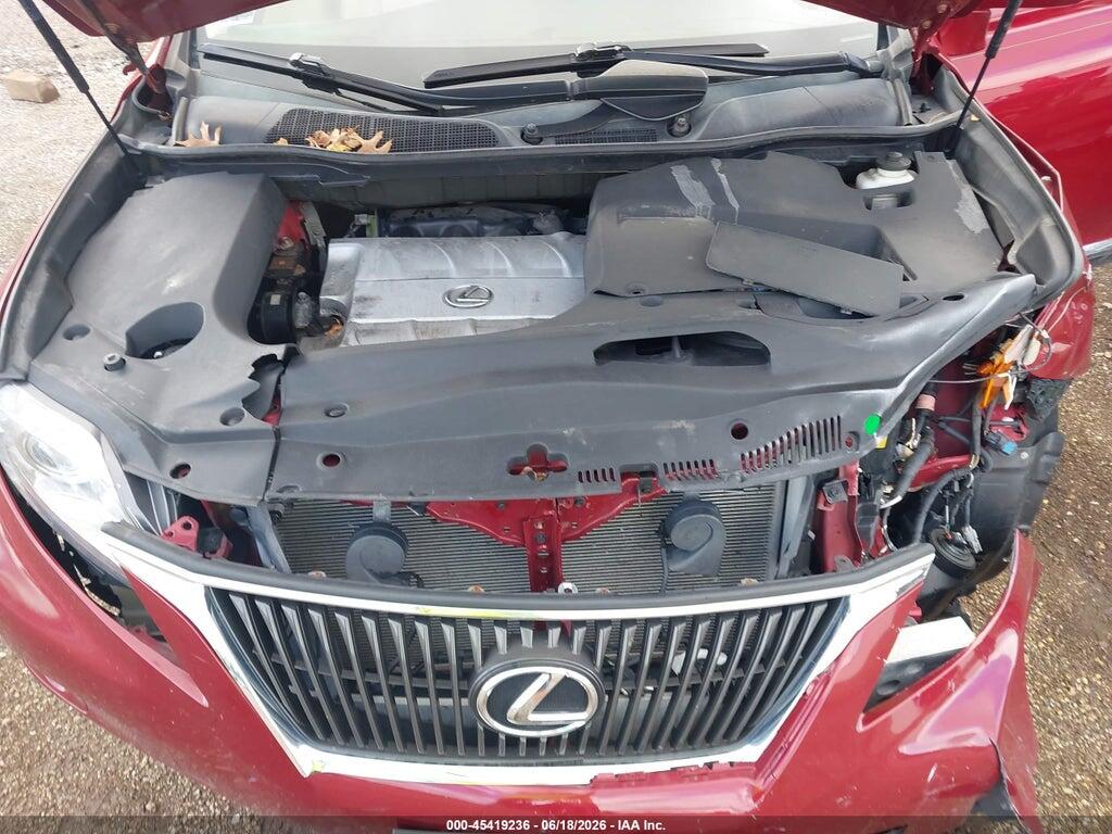2T2BK1BA2AC030618 2010 LEXUS RX 350 photo no. 10