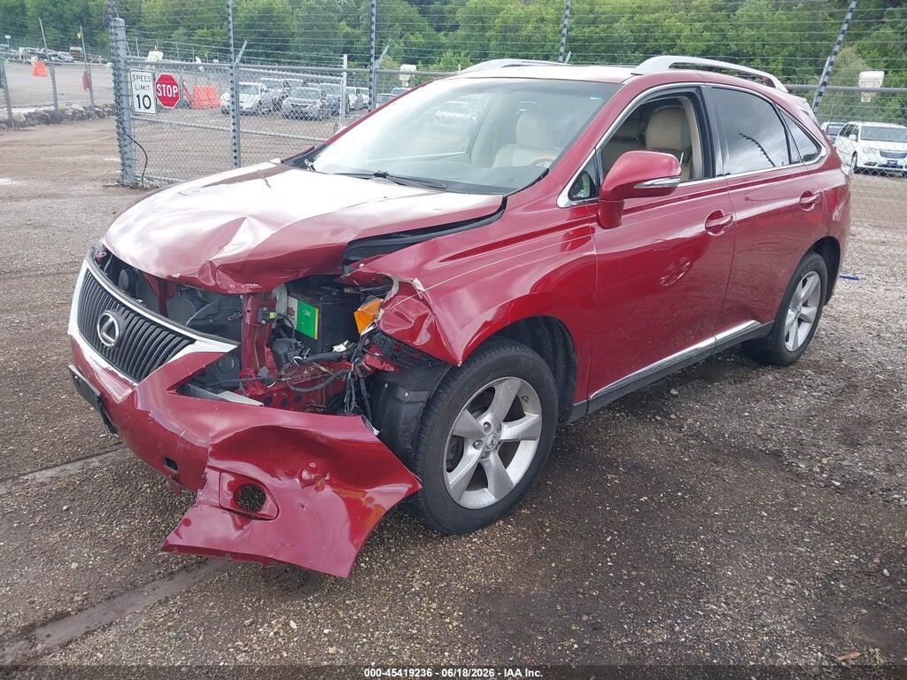 2T2BK1BA2AC030618 2010 LEXUS RX 350 photo no. 2